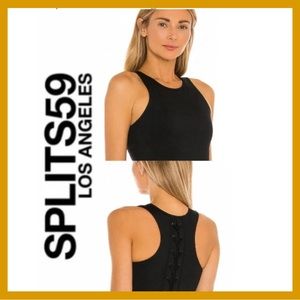 SPLITS59 Glenda Sport Bra In Black XS